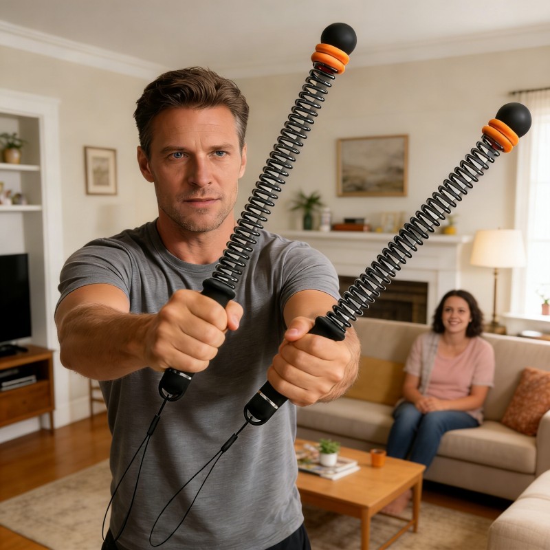 Intermittent Bursts of Rope Skipping Can Help Break Through Weight Loss Plateaus, with High-Density Materials That Are Durable And Wear-Resistant, Allowing You to Swing It Even by Your Dorm Bed for Rapid Fat Burning - Image 6