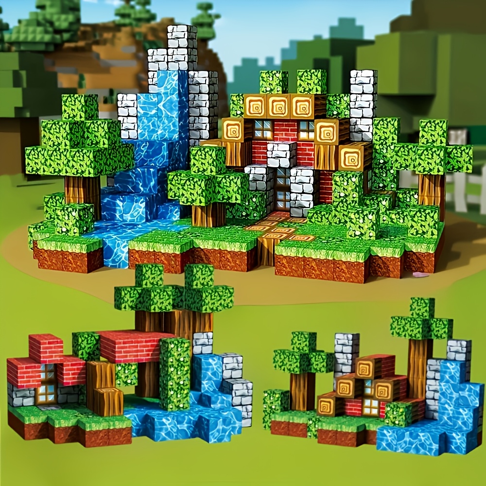 500pcs Magnetic Building Block Educational Set, Creative STEM Toy