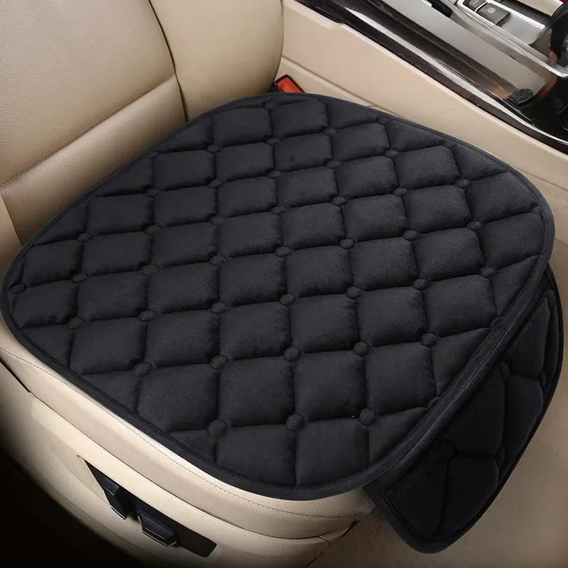 TEMU Car Seat Covers Warm Seats Cushion Protector Plush Seat Cover Autumn Winter Universal For Sedan Hatchback Suv Seat Mats