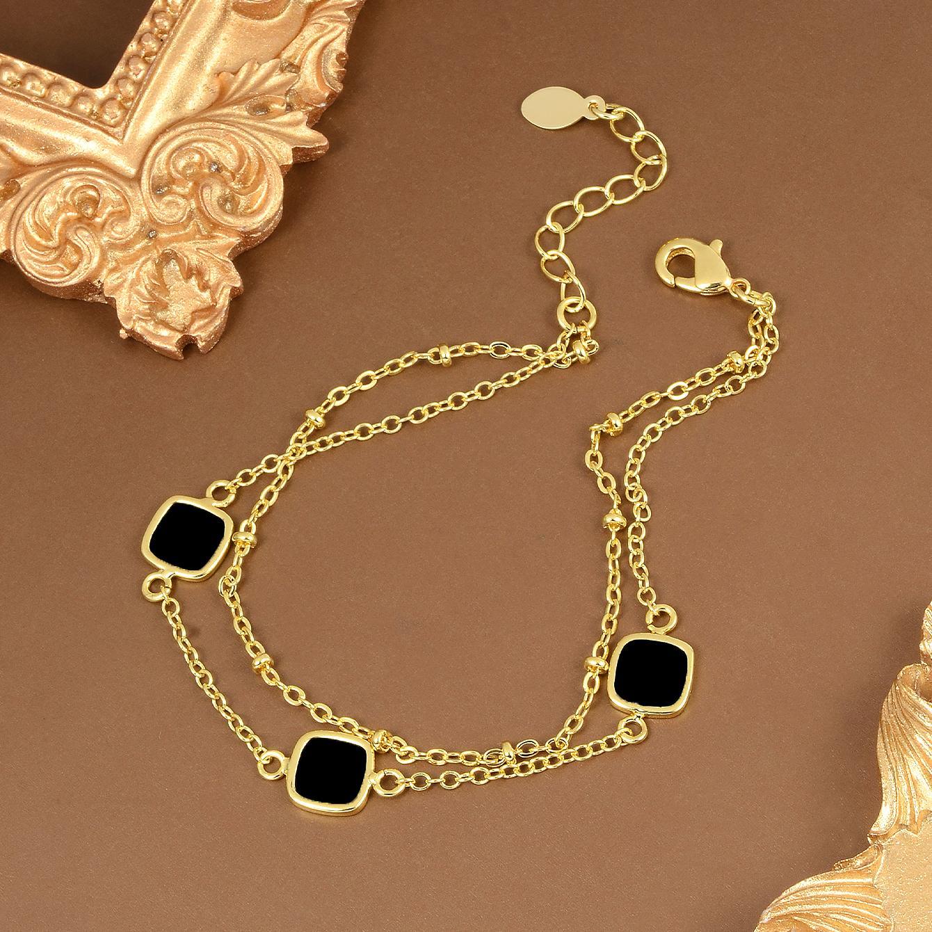 Geometric Square Bracelet for Women Stylish & Versatile Accessory
