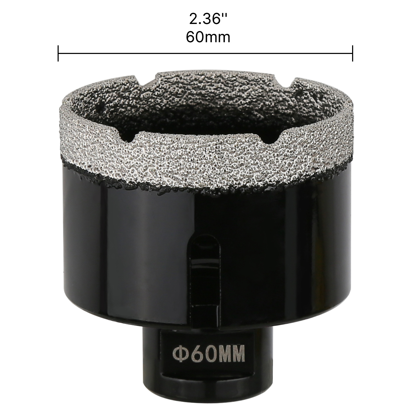 1pc 5-150mm Dry Diamond Core Drill, M14 , Vacuum Brazed For Masonry, Diamond Core Bit For Tiles, Marble, Granite, Porcelain, Concrete And