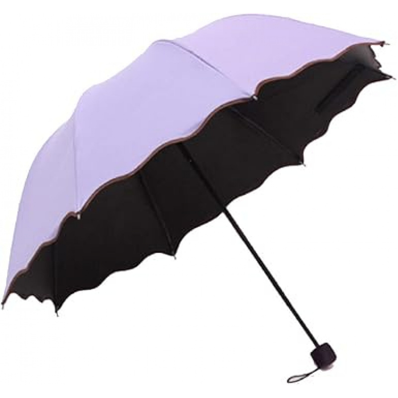 TEMU + Sold Hot Selling Umbrella 2pcs Set (umbrella And Storage Bag) Sunshade And Sunscreen, When Wet Flowers, Fashionable Umbrella, Photography