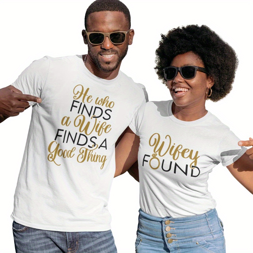 

Matching Couples Shirts, , , Wifey , Anniversary Shirts, Husband Wife Shirts Perfect Birthday, Christmas And New Year Gifts