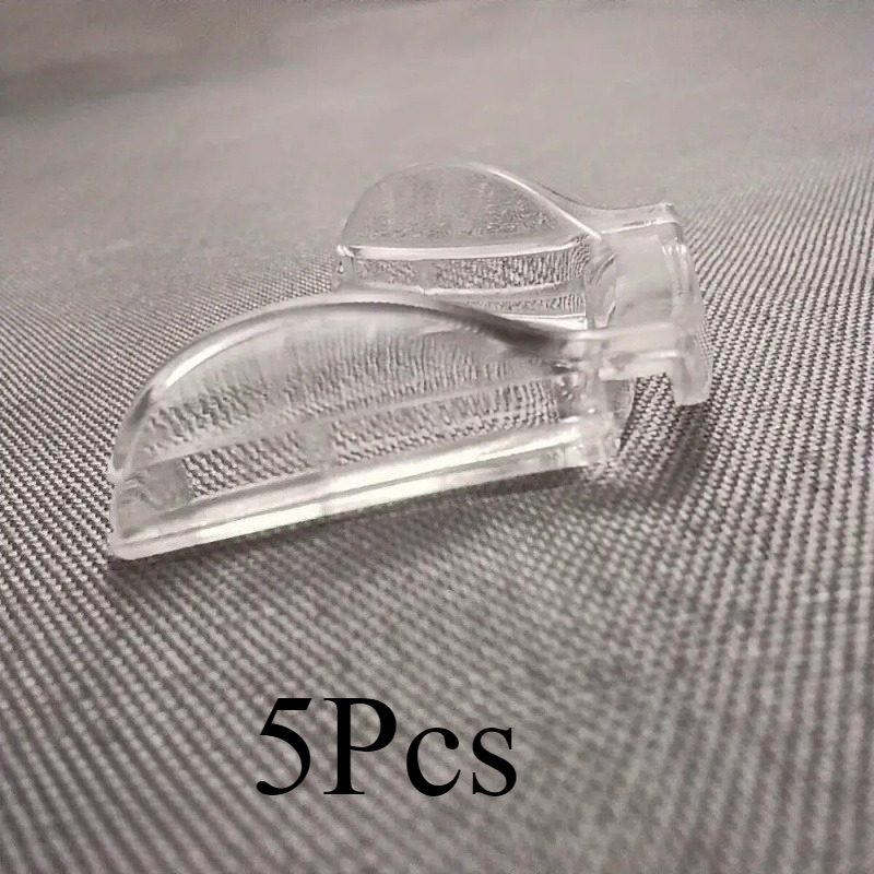TEMU 5pcs Non-slip Nose Pads, Transparent And Visible, Skin-friendly Soft Material, Stable Fit, Prevents Indentations, Durable And Anti-aging, For