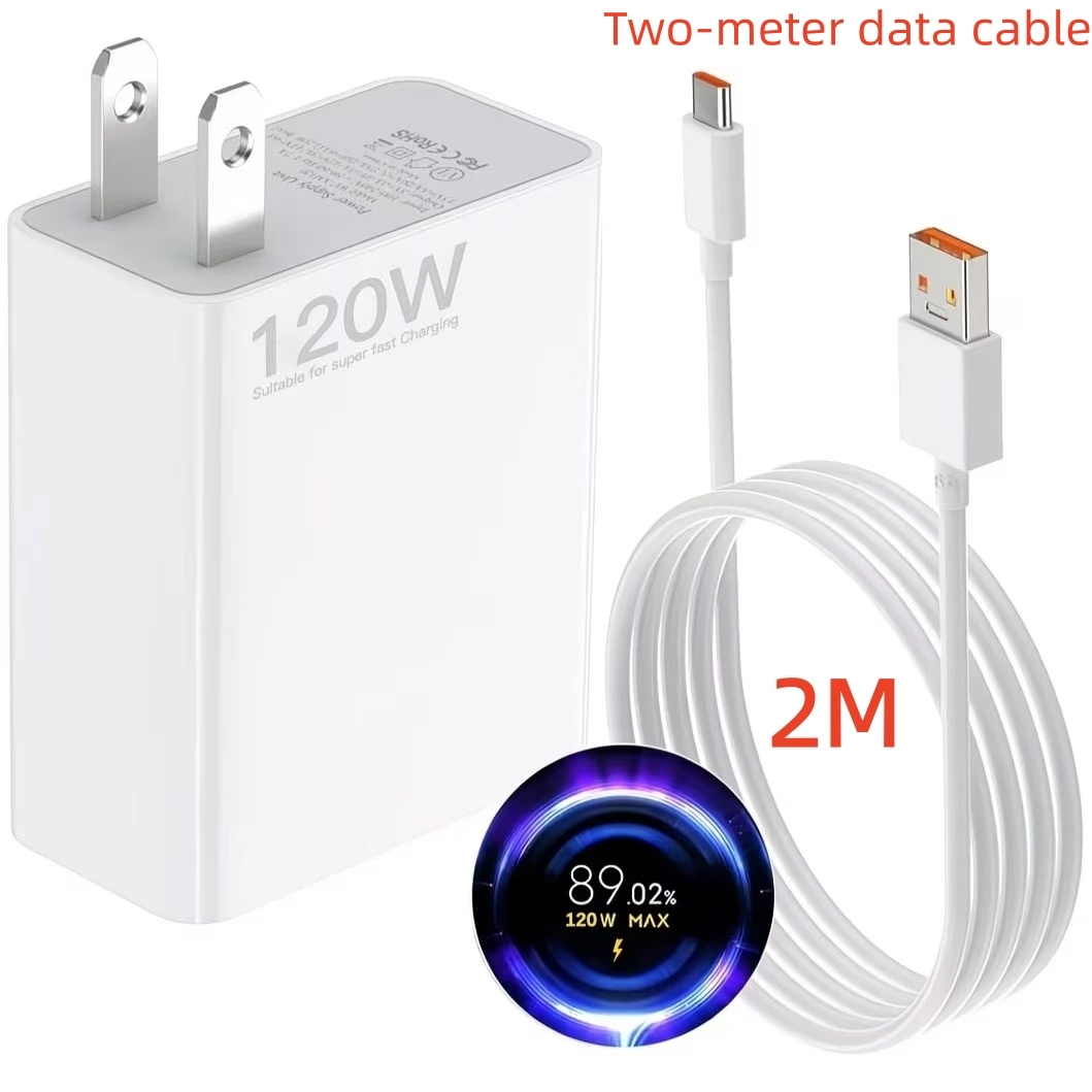 cargador ultrarrápido de 120w,   y fiable,   afloja fácilmente, compatible con cargadores usb de  . uu., cargador rápido tipo c de 120w con cable usb c de 6a de 2m para teléfonos xiaomi | diseño elegante | resistente y  