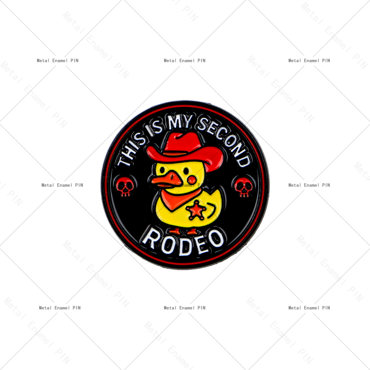 TEMU " Cute Cartoon Duck Inspirational Quote Alloy Lapel Enamel Pins And Brooches Badge Pins For Backpacks Bags Backpack Cool Decoration Friend For