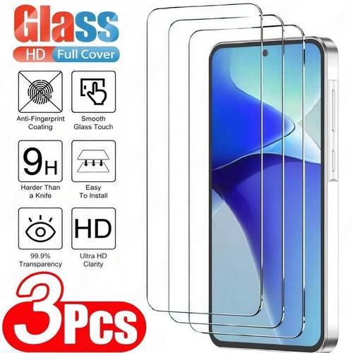 3pcs tempered glass screen protector suitable for samsung for galaxy s20 s21 s23 s24 s25 fe a51 a52 a53 a54 a55 a56 a57 a13 a14 a15 a16 a17 a23 a24 a25 a26 a33 a34 a35 a36 a37 4g 5 9h hardness case friendly anti scratch
