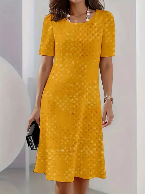 yellow polka dot dress sold on Temu United States yellow polka dot dress sold on Temu United States