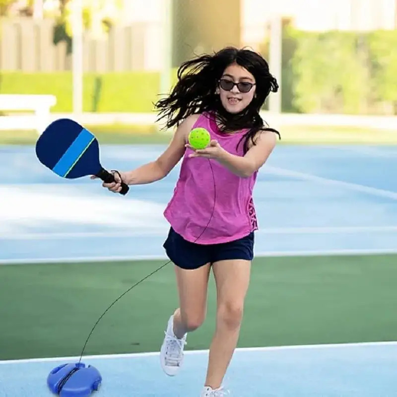pickleball high   trainer pickleball rebounder durable indoor and   aid beginner practice Product details 7