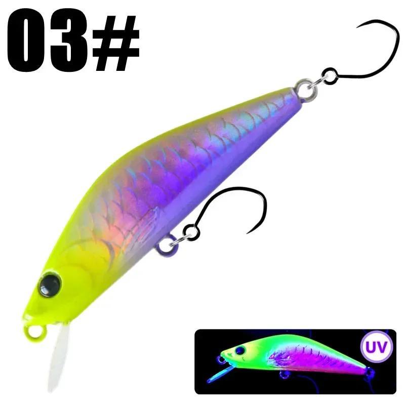 Image of Greenspider 50mm 3.4g Mini Sinking Minnow Fishing Lures Jerkbaits Peche Artificial Bait Wobbler Lure For Trout Carp Fishing