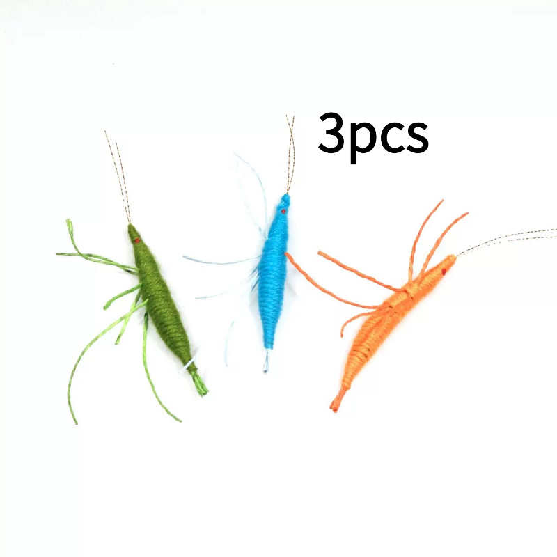 TEMU 3pcs Random Colour, Cat Chew Toys Shrimp-shaped Durable Teething Sticks Teeth Cleaning Cat Teasing Toys Pet Self-entertainment Artifact