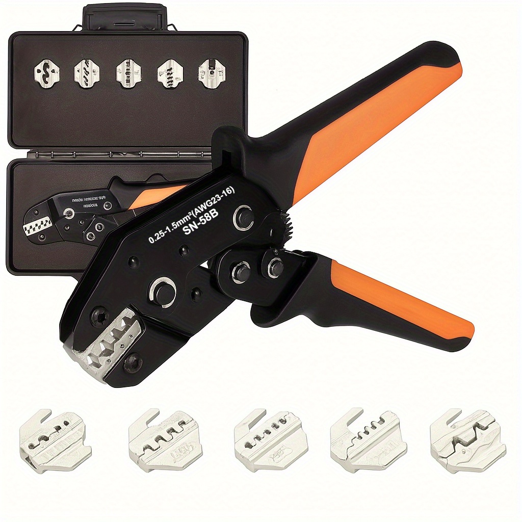 multifunctional sn 58b crimping pliers kit essential for wire connectors tubular terminals and photovoltaic terminals in home renovation 0