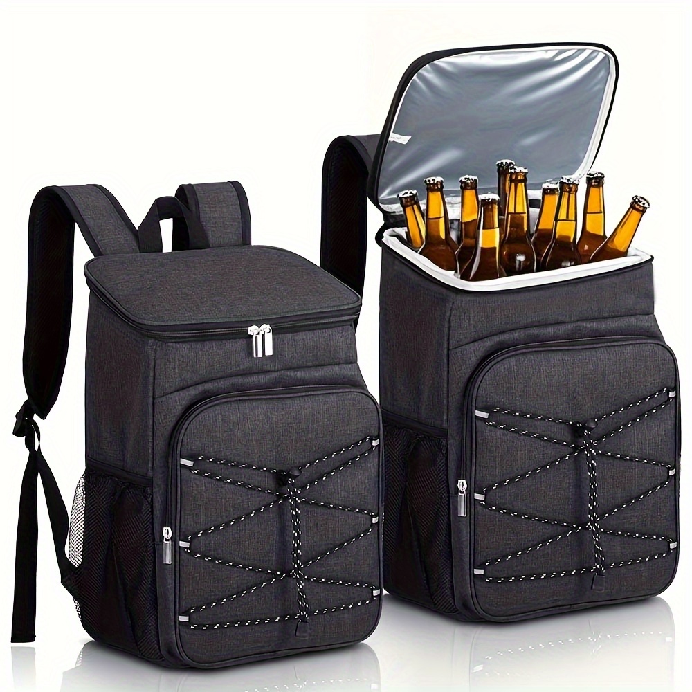 Backpack Cooler Insulated Waterproof, 20L S Insulated Leak Proof Roll Top Outdoors Ice Lunch Bags For Men Women Beach Camping Hiking Picnic Travel Dry Bag Insulated Lunch Bag