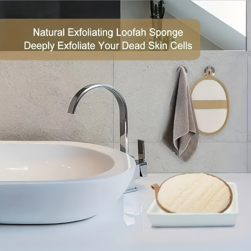Natural Exfoliating Bath Ball with Quick-Dry Design