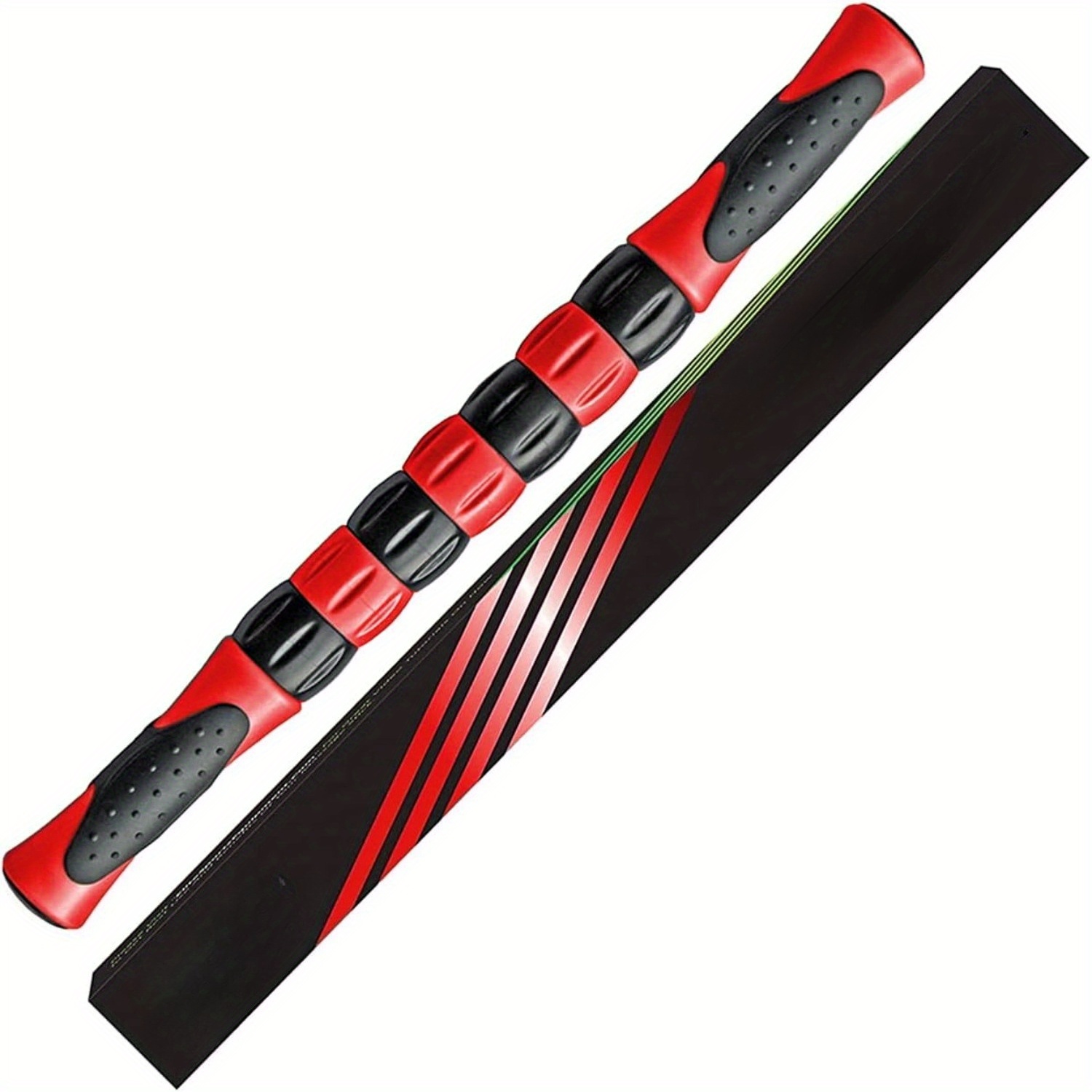 Post-exercise Recovery Muscle Roller Stick - Lightweight, Easy To Roll With Comfortable Grips - Red