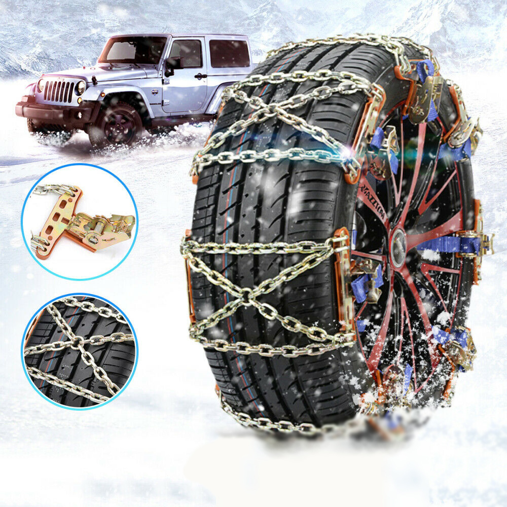 Image of Snow Chains For Cars, For All Vehicle Types , Wheel Chain For Car Truck Suv Snow Tyre Chains
