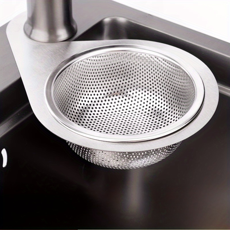 E-shop Upgrade Mesh Bag Schwan Spülbecken Siebkorb (Bubble Bag Verpackung), Neuester Spülbecken Eck Sieb, Hängender Wasserhahn Filterkorb für
