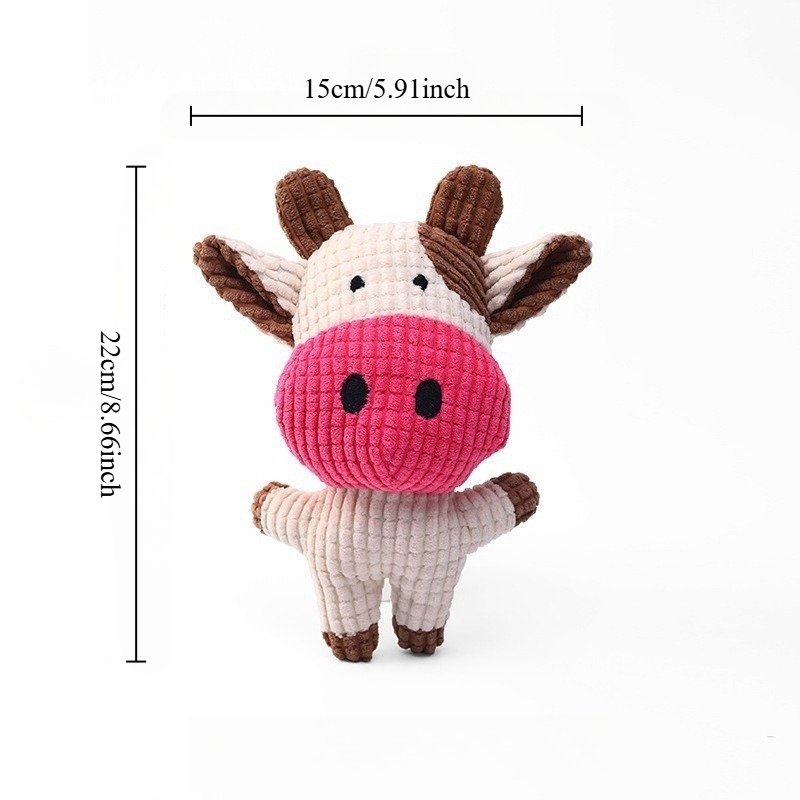 Image of 1pc Pet Corn Plush Chew Toy For Dogs And Cats, Featuring Sound Effects For Dog Companionship And Relief Teeth Grinding Squeaky Chew Toy Suitable, Without Battery