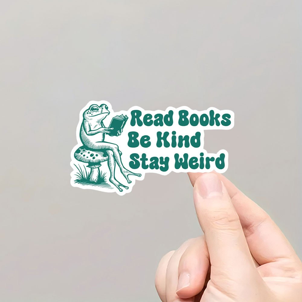 Image of Read Books Be Kind , Bookish Sticker, Laptop Decal