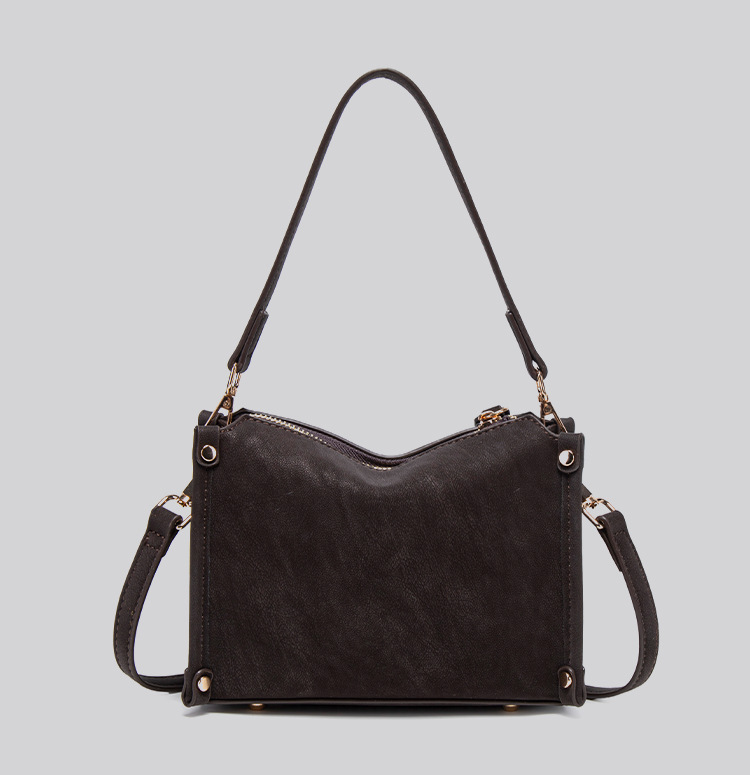 Retro Cowhide Texture Crossbody Bag For Women Casual Tote Bag_voghion.com