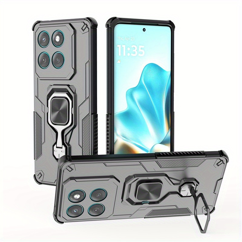 Custodia a libro Motorola Edge 50 Neo / 60 Neo con chiusura magnetica Nero - Italiano