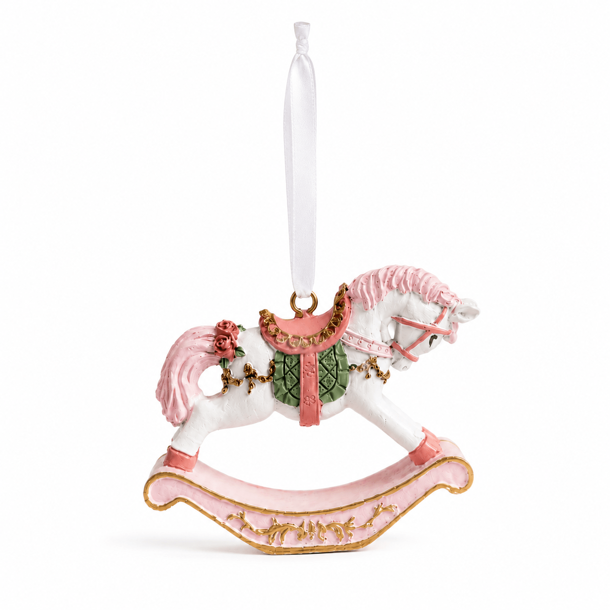 TEMU Pendentif Cheval à Français, Ornement de Cheval Arbre de Noël Cadeau Décoration Intérieure