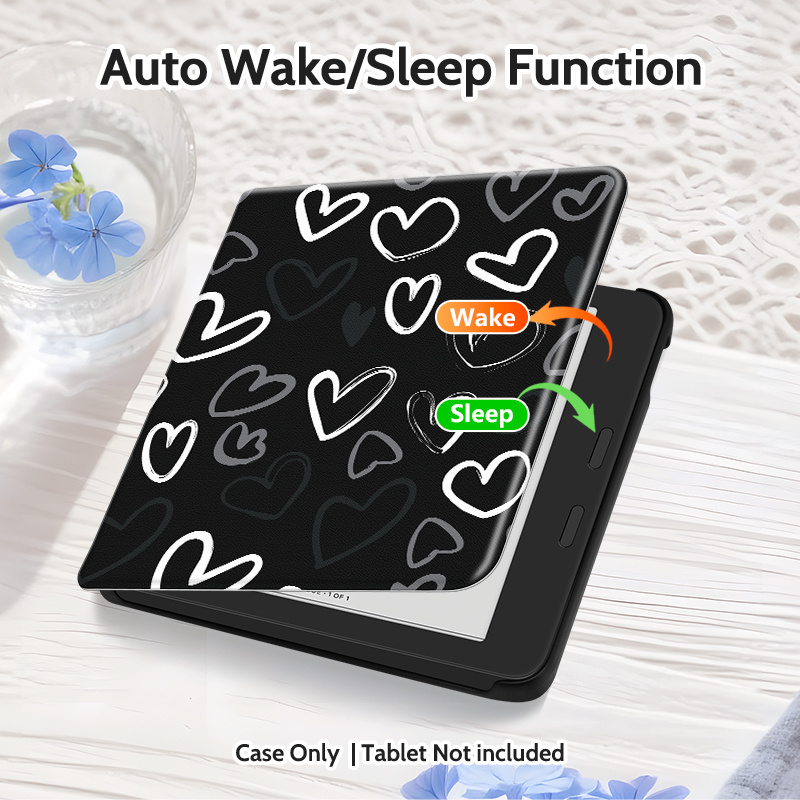 TEMU 1pc Fashion Minimalist Painted Case, Compatible With The Colour 2024 (n367)/ Bw () 6-inch And Libra Colour 7.0-inch 2024 () E-reader Cases,