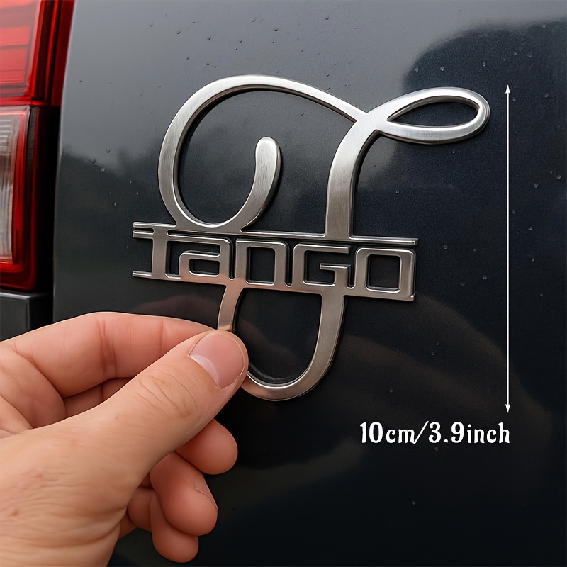 TEMU [customized]personalized Metal Letter Car Badge, Custom-made Truck And Motorcycle Badge, Premium Stainless Steel Wall Decoration, Party Guide