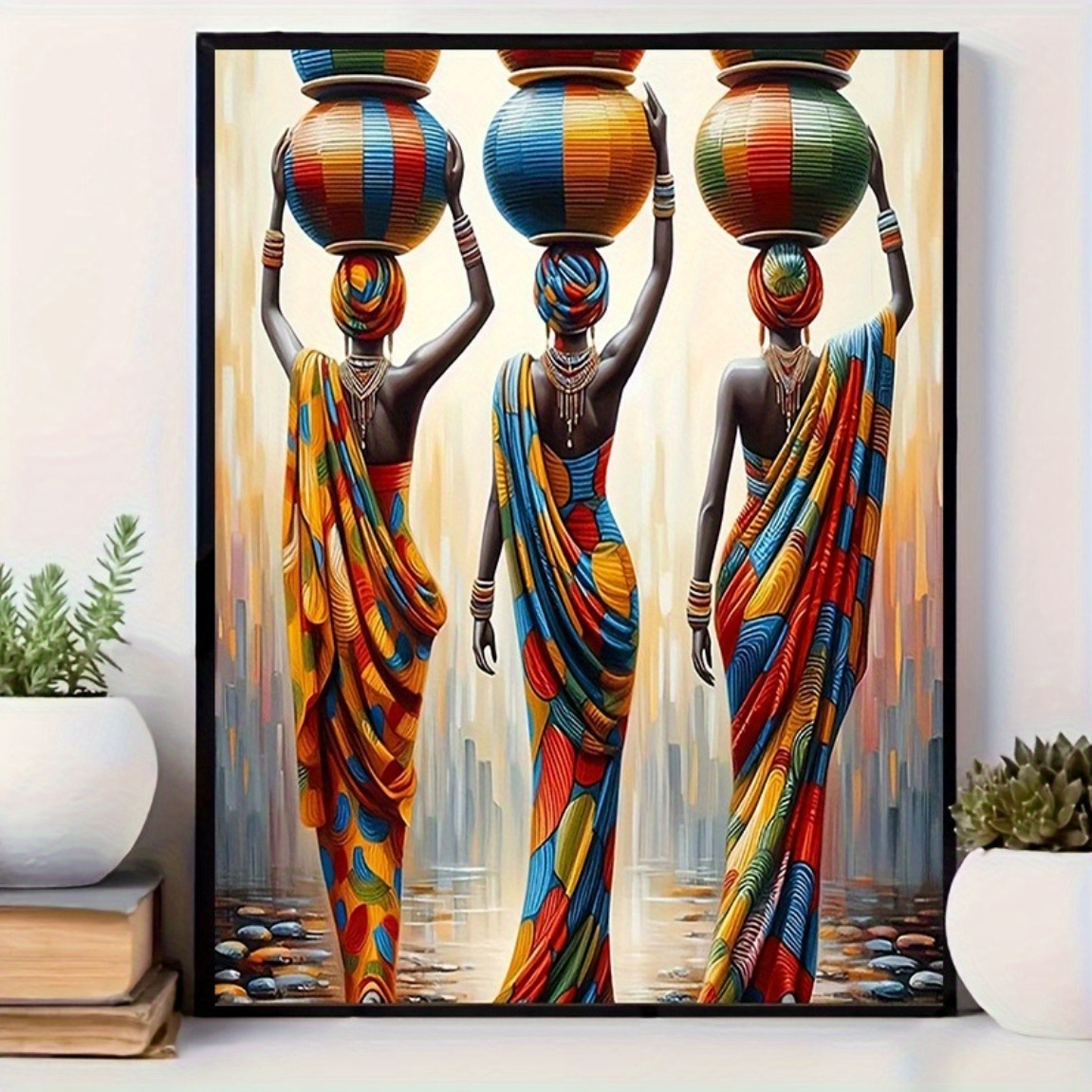 TEMU 2d Flat, Canvas Art, 12x16 Inches - Unframed Wall Decor, Suitable For Home And Office, Perfect For Bedroom, Living Room, Kitchen, Etc., Ideal