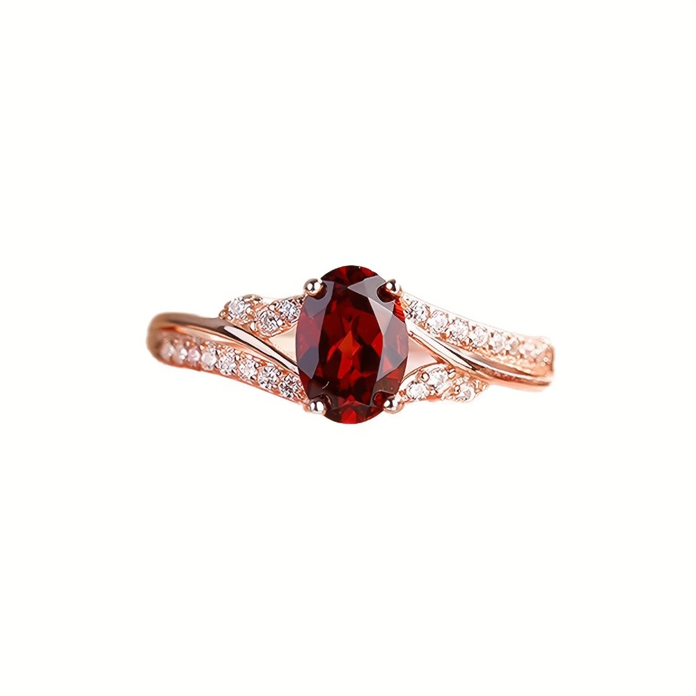 TEMU 1pc Luxury Ring, Inlaid With Sparkling Zirconia, Adjustable Hinged Ring, Elegant Women's Ring, Daily Gift For Valentine's Day, Parties And