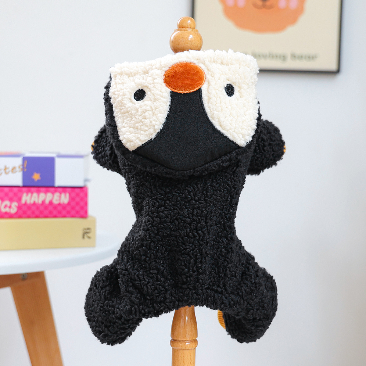 TEMU Pet Clothes Outfit Thickened Four-legged Suit For Teddy Bichon Dachshund Chihuahua Small Dog Penguin Transformation Costume
