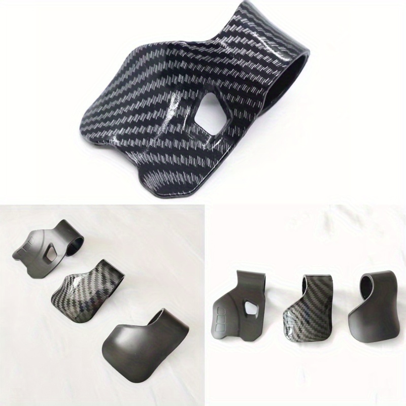1/2 piezas de la última empuñadura asistente de acelerador en fibra de carbono para motocicleta - potenciador de aceleración, descanso del acelerador, control de crucero, manija auxiliar con guantes cómodos y abrazadera ahorradora de combustible