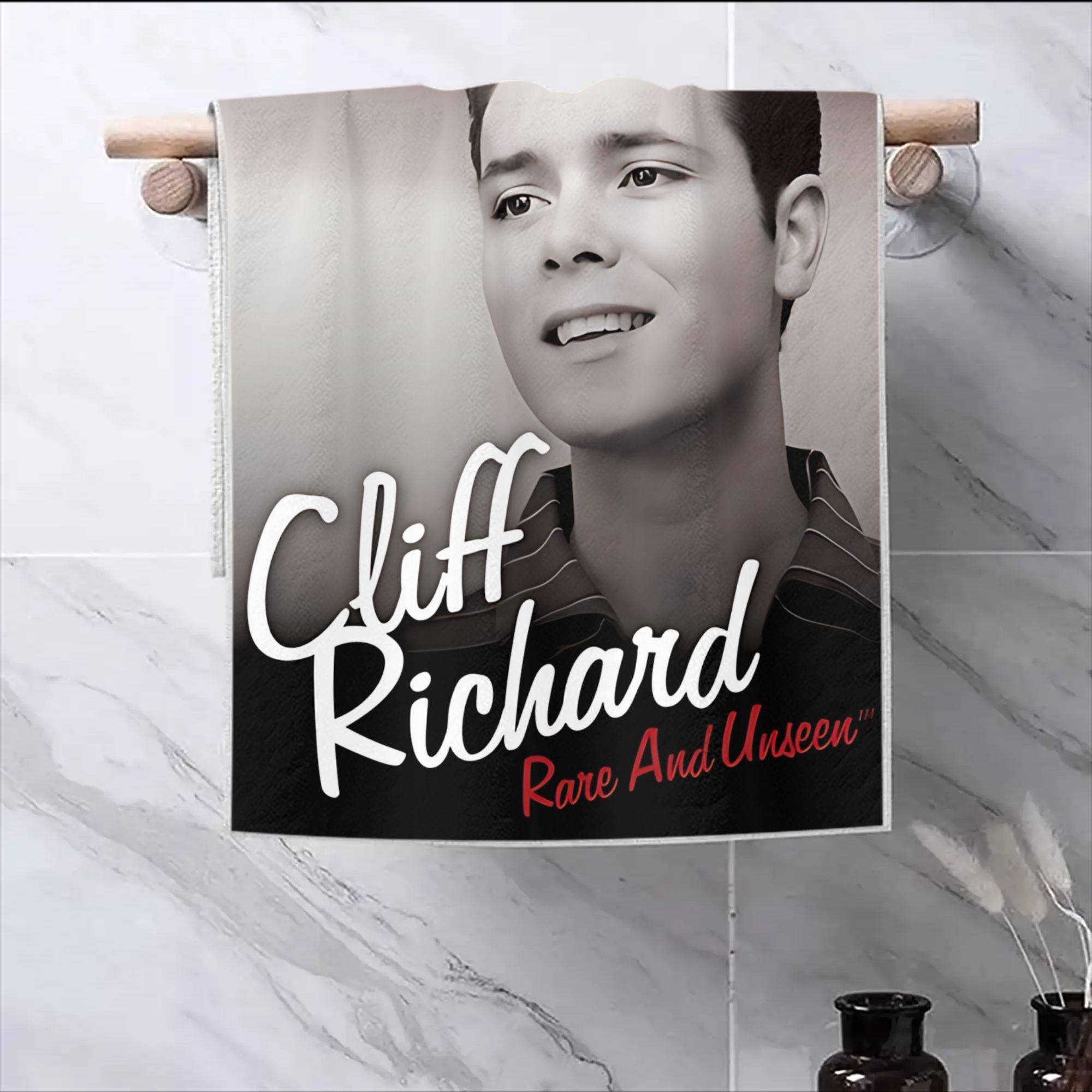 TEMU Richard "rare And Unseen" Themed Kitchen Towels Suitable For Drying Dishes, Wiping Grease & Water Stains, Absorbent Breathable Quick-dry Dish
