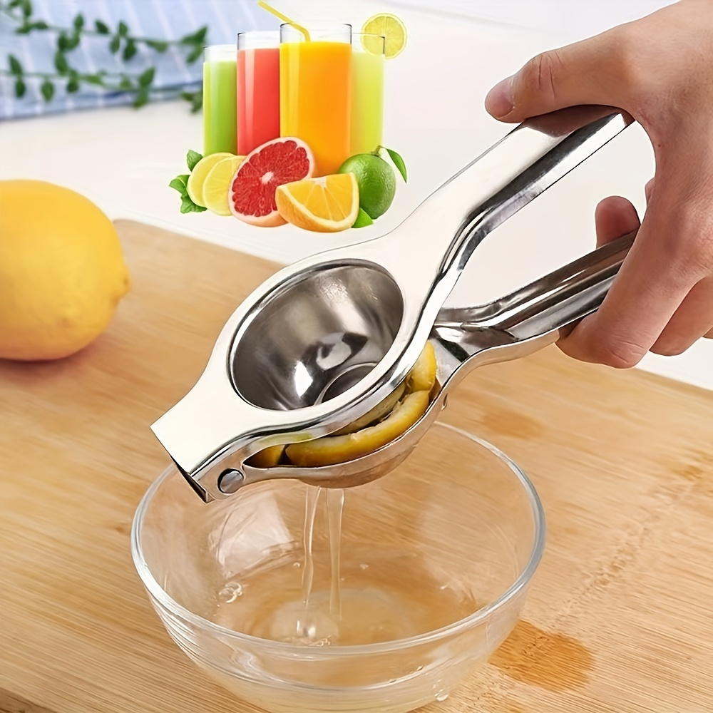 1pc Stainless Steel Manual Juicer, Hand Press Lemon Squeezer, Orange Juice Extractor, Fruit Juicing Tool for Home Use, Kitchen and Restaurant Equipment, Durable Manual Squeezing Tool details 3