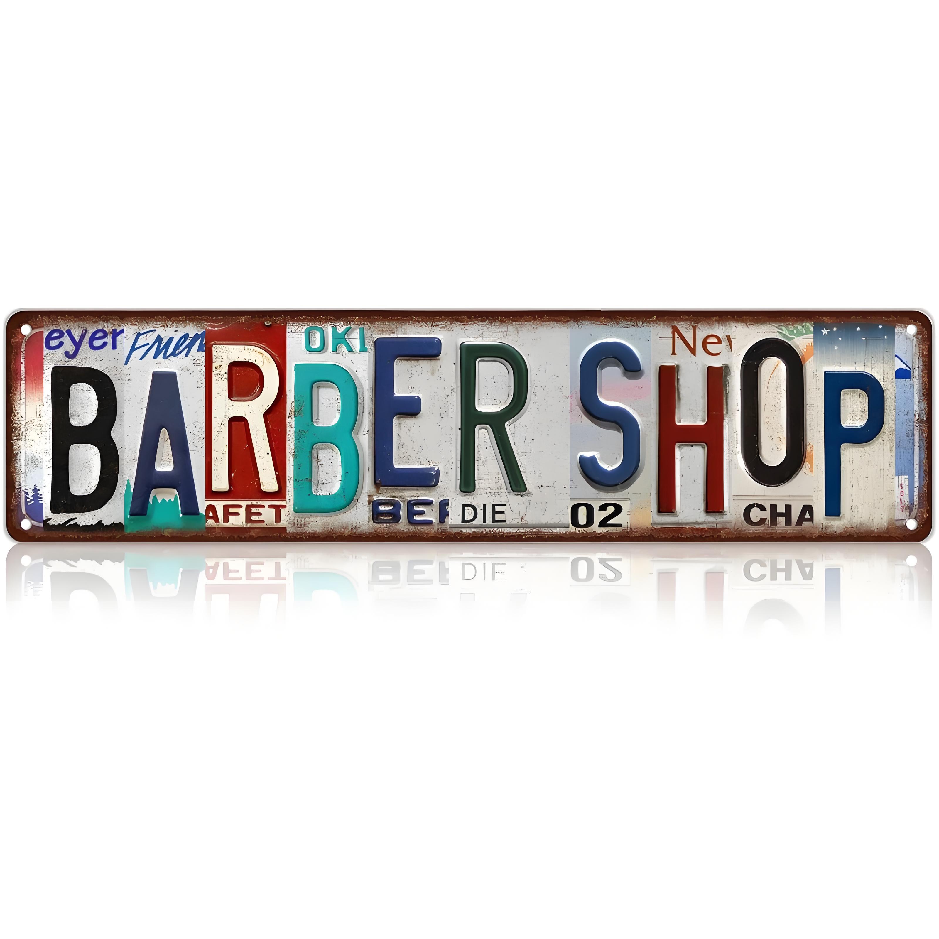 Image of Shop Metal Signs For Walls, Measuring 16 By 4 Inches Halloween Christmas Decoration