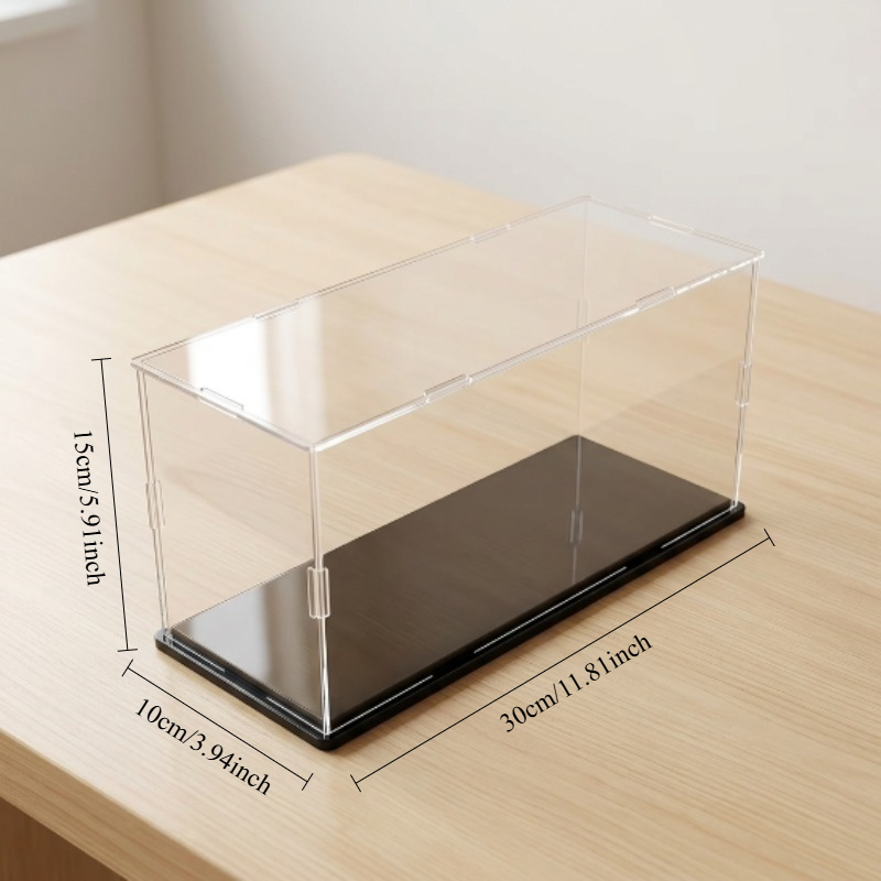TEMU Transparent Light Luxury Large-sized Car Model Display Box - Light Luxury Splicing Style Acrylic 4wd Car Storage Display Box - High Dust-proof