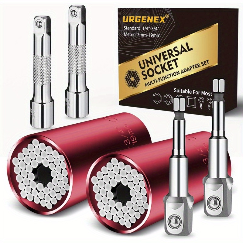 EVERSEE Universal Socket Tool Gifts for Men Stocking Stuffers & Bit Holder Tools Gifts for Men