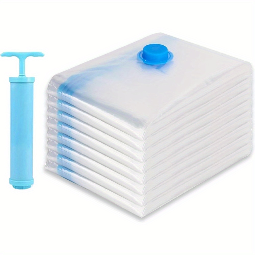 Set Di 4 Sacchetti Sottovuoto Salvaspazio  100 X 80 Cm  Per Biancheria Da Letto Vestiti Piumoni Coperte 86962578 - Foto 6