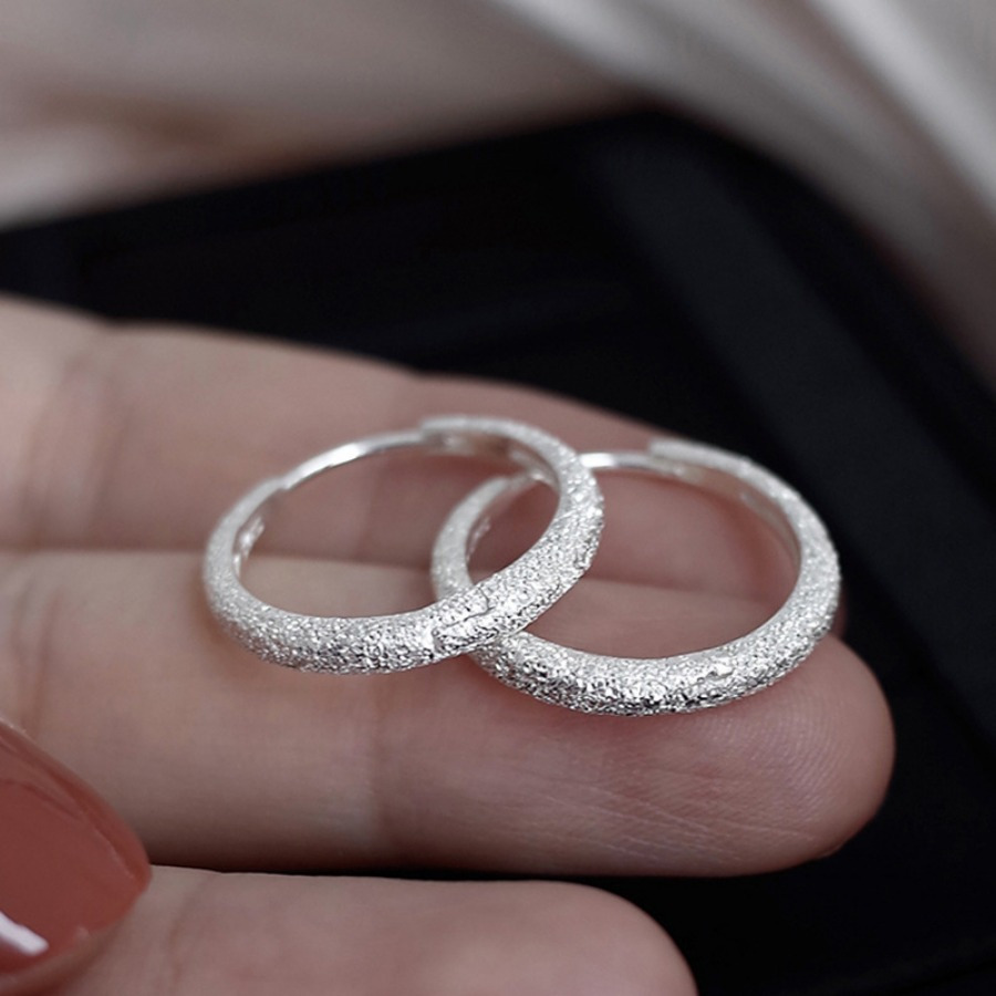 Silvery Hoop Earrings for Galaxy Sparkling Hoop Earrings