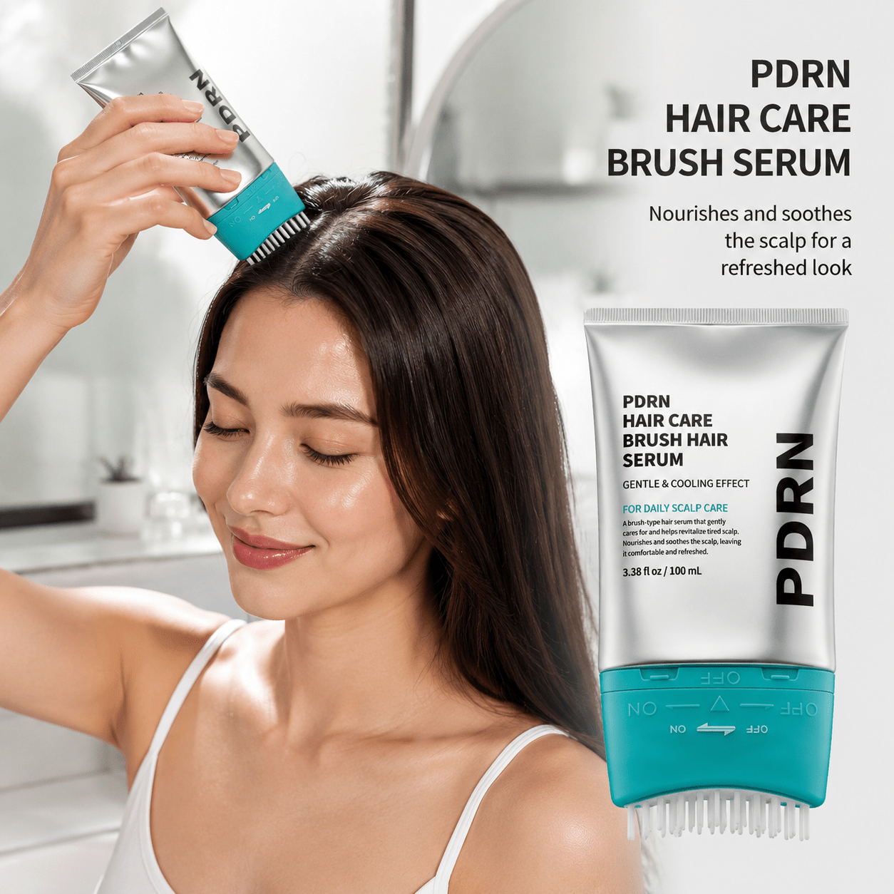 TEMU Shot Brush - Featuring | Large-capacity Full- To Strengthen , Boost Volume, And Provide Daily Root Nourishment | Targets Hairline, , Baby Hairs,