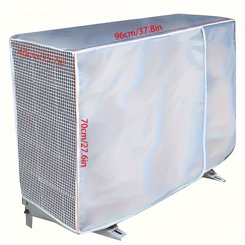outdoor air conditioning cover air conditioning outdoor unit protective cover polyester fiber dustproof windproof suitable for most models does not batteries