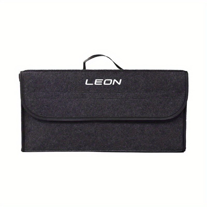 Image of Car Trunk Felt Fiber Folding Storage Box For Car, Travel Storage Bag, Car Container Bag, Storage Box, -country Camping Outdoor Products, Suitable For Leon Models.