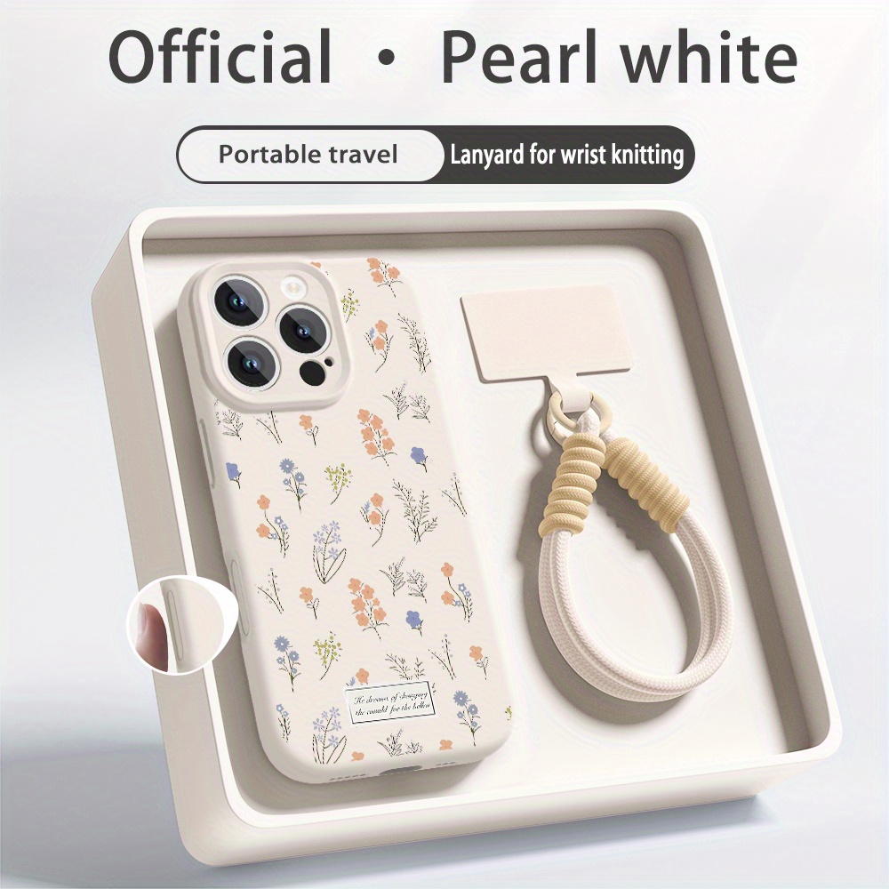 TEMU para teléfono: Diseño de de flores a pantalla completa, compatible con iPhone 16 Pro Max/16 Pro/16/15 Pro Max/15 Pro/15/14 Pro Max/14 Pro/14/13
