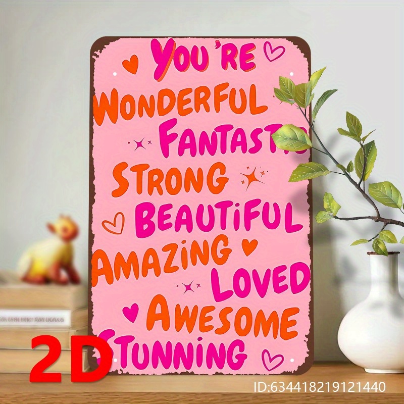 E-shop 2D Flat - Flache 2D Dekoschilder für saisonale Dekoration, mit Vintage-Wandkunst-Poster. Dieses rahmenlose Stück präsentiert ein lebhaftes Pink-
