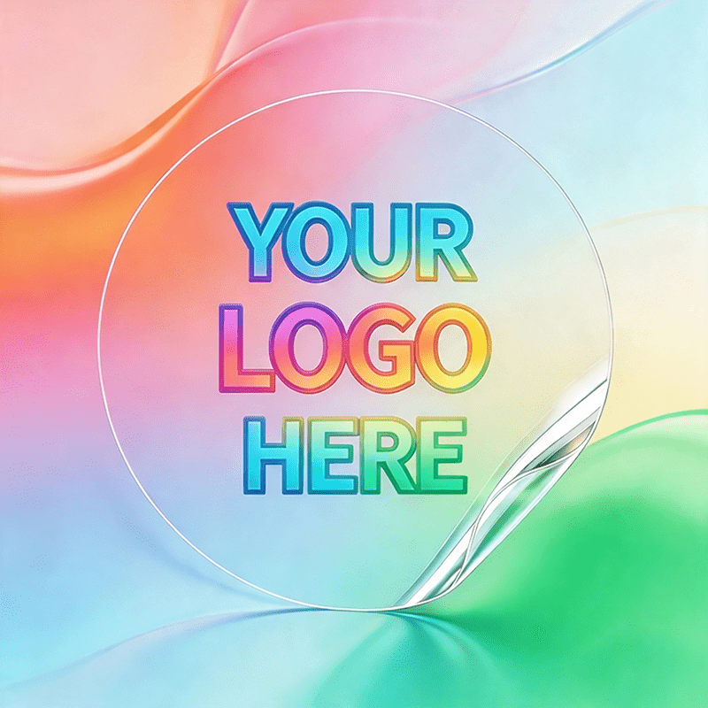 Custom Stickers Available in Multiple Sizes, 50/100/400 Sheets