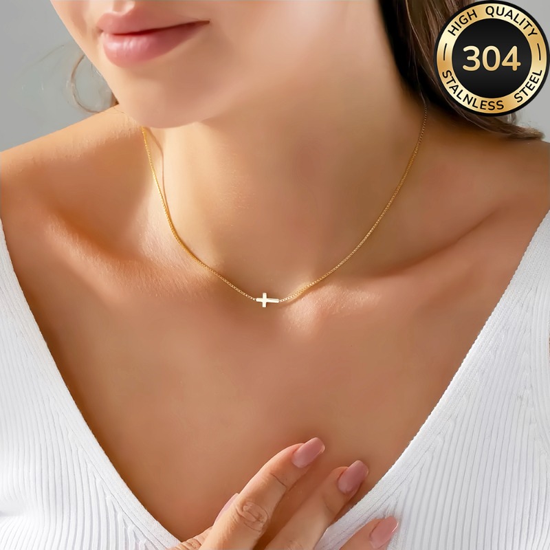 Women's Golden Layered Stackable Necklace — Hypoallergenic
