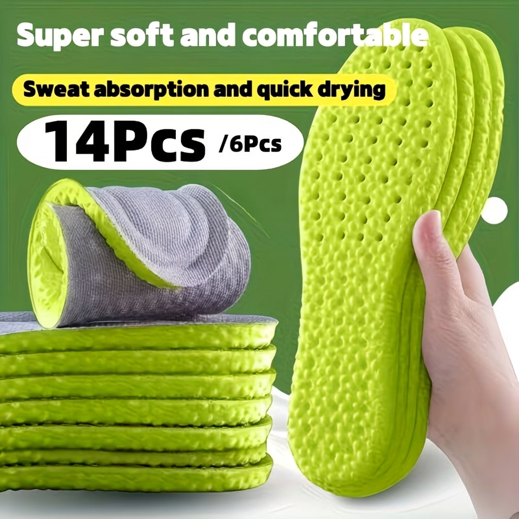 ultra comfortable insoles designed for   cushioning featuring soft breathable materials and shock absorption   replacement insoles provide arch support and are lightweight making them ideal for   for sports and casual footwear