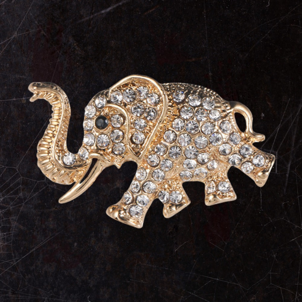 

1pc Elegant Elephant Brooch Pin, Fashion Accessory For Women And Men, Coats, Dresses, Weddings, And Parties