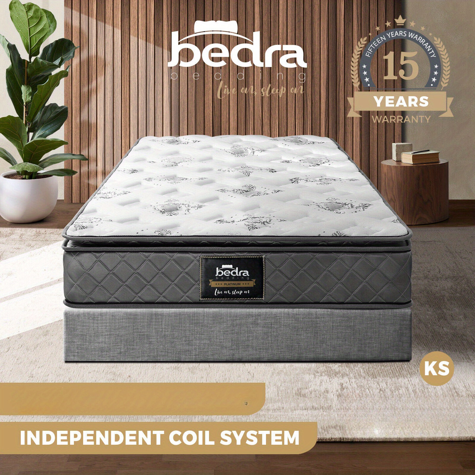 TEMU King Single Mattress Breathable Luxury Medium