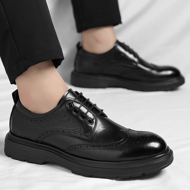 mens trendy platform oxford style shoes exquisite - Temu Bahrain display picture 1